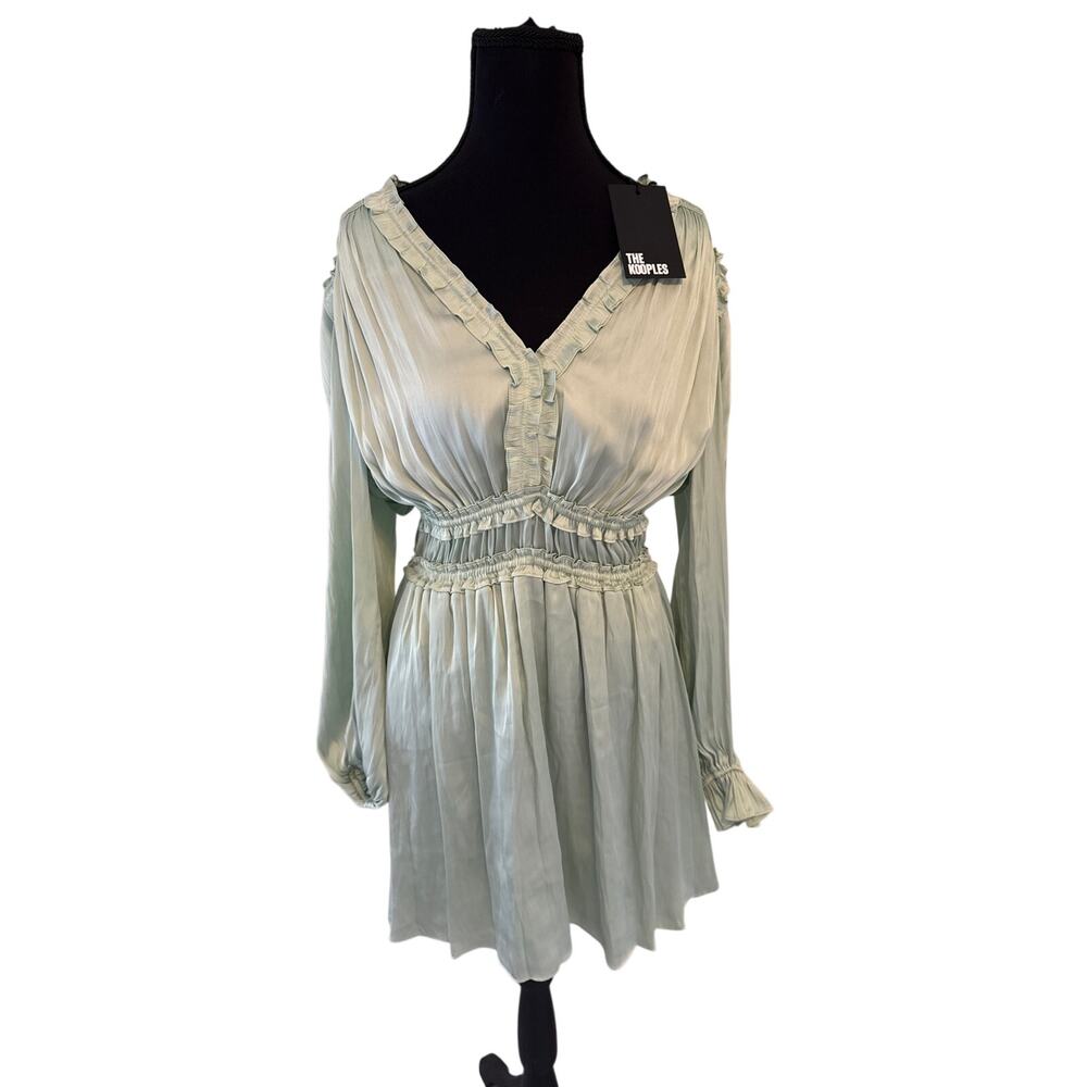 The Kooples . Mint green satin dress . Size 1. (US S) NWT .